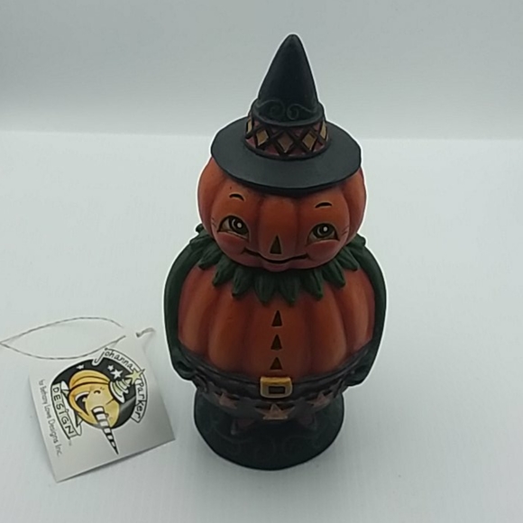 Johanna Parker Halloween Pumpkin Pete Spooks Jar - Bethany Lowe Designs - Picture 8 of 8